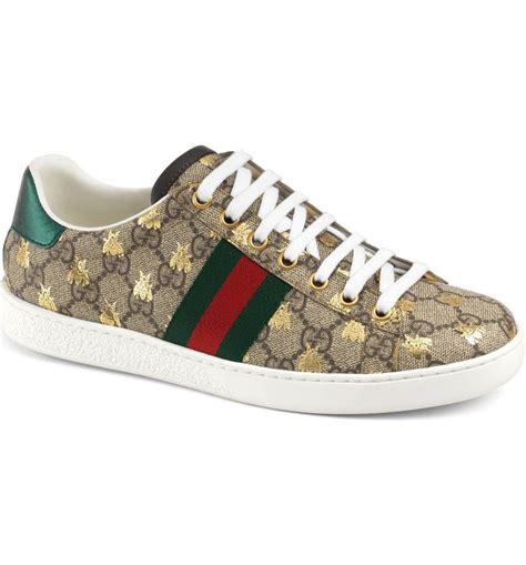 gucci bees donna|Women's Gucci Ace sneaker with bee .